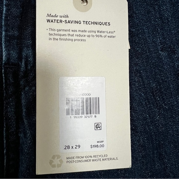 Levi’s 70s Ultra High Rise Slim Straight Leg Jeans Dark Wash Embroidered… - Picture 13 of 13